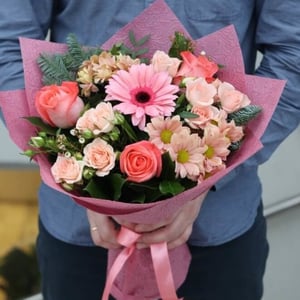 Blumenstrauß 'Alpenglühen'