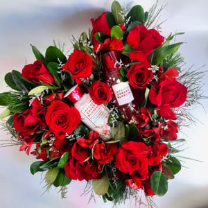 Red heart, smells good