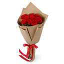 Bouquet of 9 red roses "Kiss me"