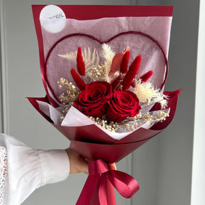 Trockenblumenstrauß Herzensmoment