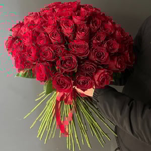 Mazzo '75 baci rossi'