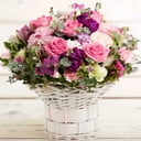 Cesta de flores provenzal