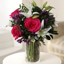 Melody of the Heart: Lilies, Roses and Alstroemerias