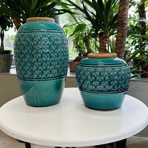 Ceramic vase set (2 pieces)