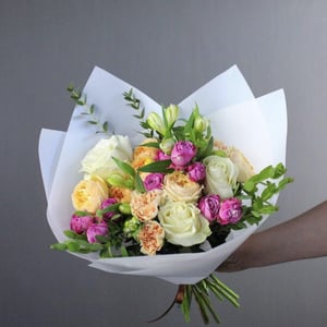 Blumenstrauß 'Karamellstrauß'