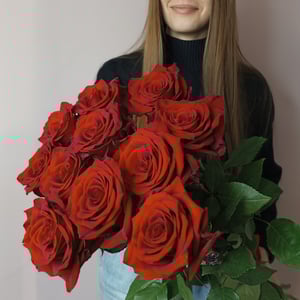 Bouquet '11 high premium roses 70 cm'