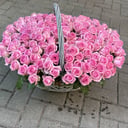 Cesta de flores '161 rosas en la canasta'