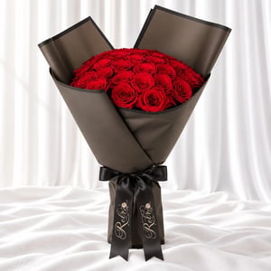 Blumenstrauß 'Roter Rosenstrauß'