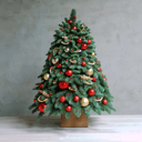 Blumenkorb 'Festlicher Zauberbaum"'