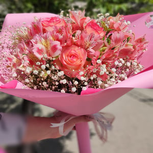 Bouquet 'Pink tenderness'