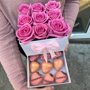 Mini Ataúd "Fantasía rosa"