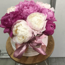 Hat box with flowers 'Love potion'