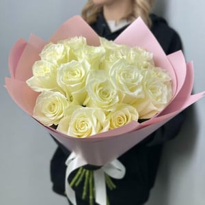 White rose bouquet