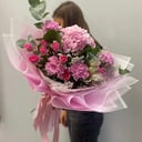 Blumenstrauß 'Rosa Flamingo'