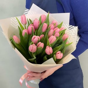 Bouquet 'Tulips 21 light pink'