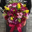 Hat box with flowers 'Marvelous garden'