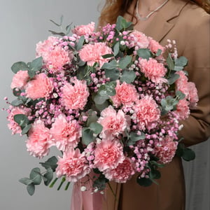 Blumenstrauß aus 25 rosa-Dianthus