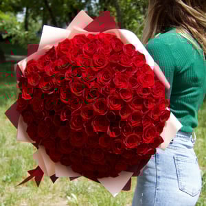 Blumenstrauß '101 Kuban rose'