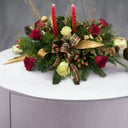 Arrangement 'Festive Elegance Gold Centerpiece'