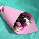 Ramo 'Bouquet of 9 tulips in delicate shades'