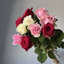 Ramo '10 tallos de rosas de colores mixtos'