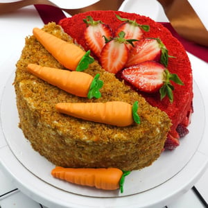Pastel de Zanahoria y Velvet - 1,5 kg