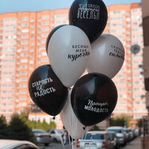 Balloon Set "Gloomy Congratulations"