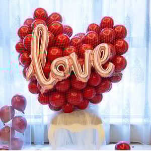 Balloon set 147 - LOVE huge heart