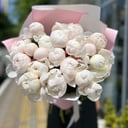 Bouquet 'Peony 19 pcs'