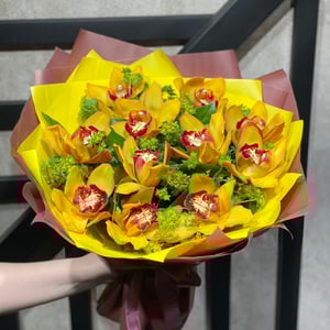 Bouquet 'Peintures jaunes'