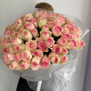 101 Esperance roses in arrangement