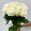 Bouquet of 11 white roses