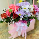 Cesta de flores 'Momento cariñoso'