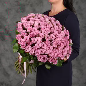 Bouquet of 101 pink roses