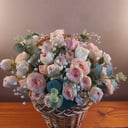 Flower basket 'Air watercolor'