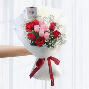 Bouquet 'Red and pink'