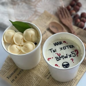 Tortas en un vaso "O querías un BMW"