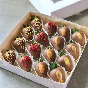 Strawberries in chocolate "Saint-Nicolas" 20 berries