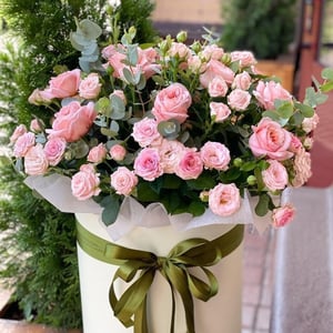 Blumenarrangement 'Flamingo'