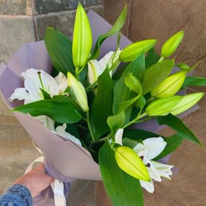 Ramo 'Lirio en Gris'