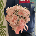 Flower box 'Composition of Pink Chrysanthemums'