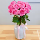 Bouquet '12 pink roses'