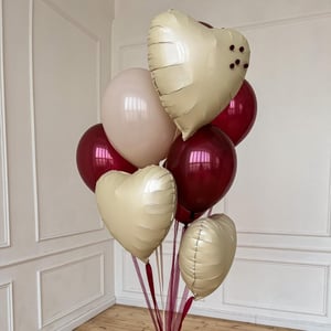 Conjunto de globos "Burdeos"