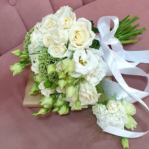 Bouquet de la mariée et Boutonnière