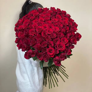Bouquet of 101 Explorer roses