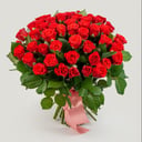 Bouquet of 51 roses "Golden days"