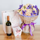 Attraction with candies and wine