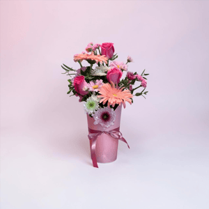 Caja de flores 'Flamingo'