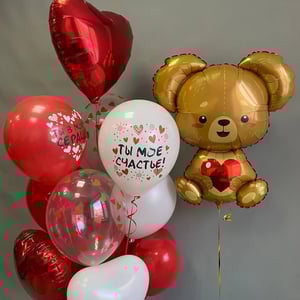 Ensemble de ballons 149 - avec ours en peluche