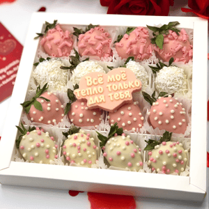 Strawberries in Chocolate, 16 pieces